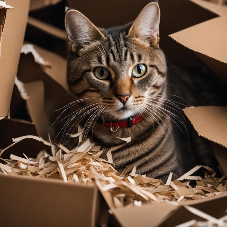 Why Does My Cat Chew Cardboard?