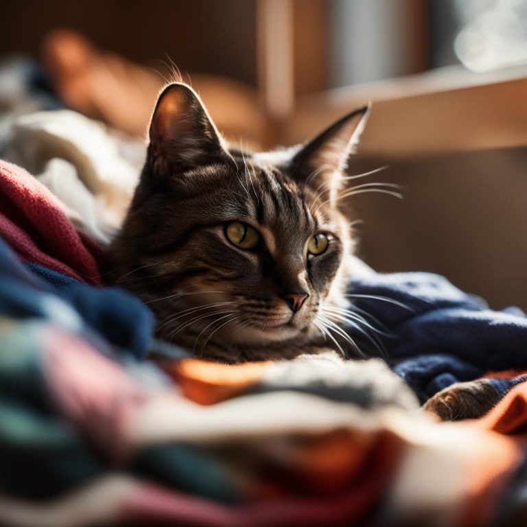 Why Does My Cat Lay On My Clothes? Find Out!