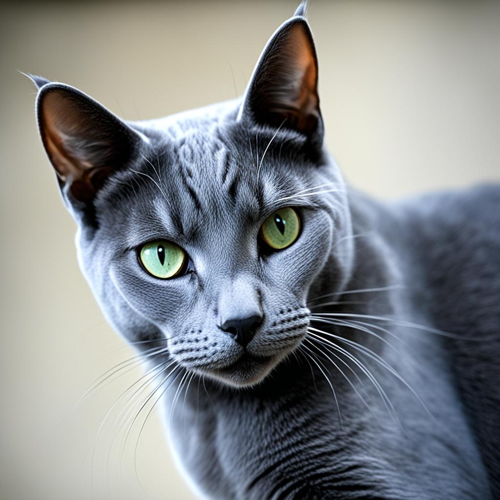 Aggressive behavior in Russian Blue Cats