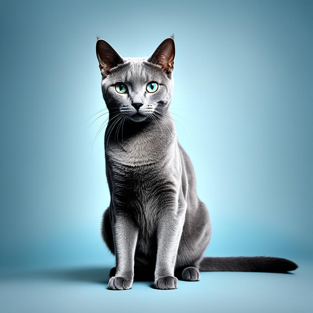 Average weight of Russian Blue Cat