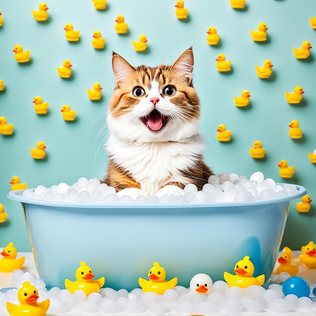 Bathing schedule for Munchkin Cats