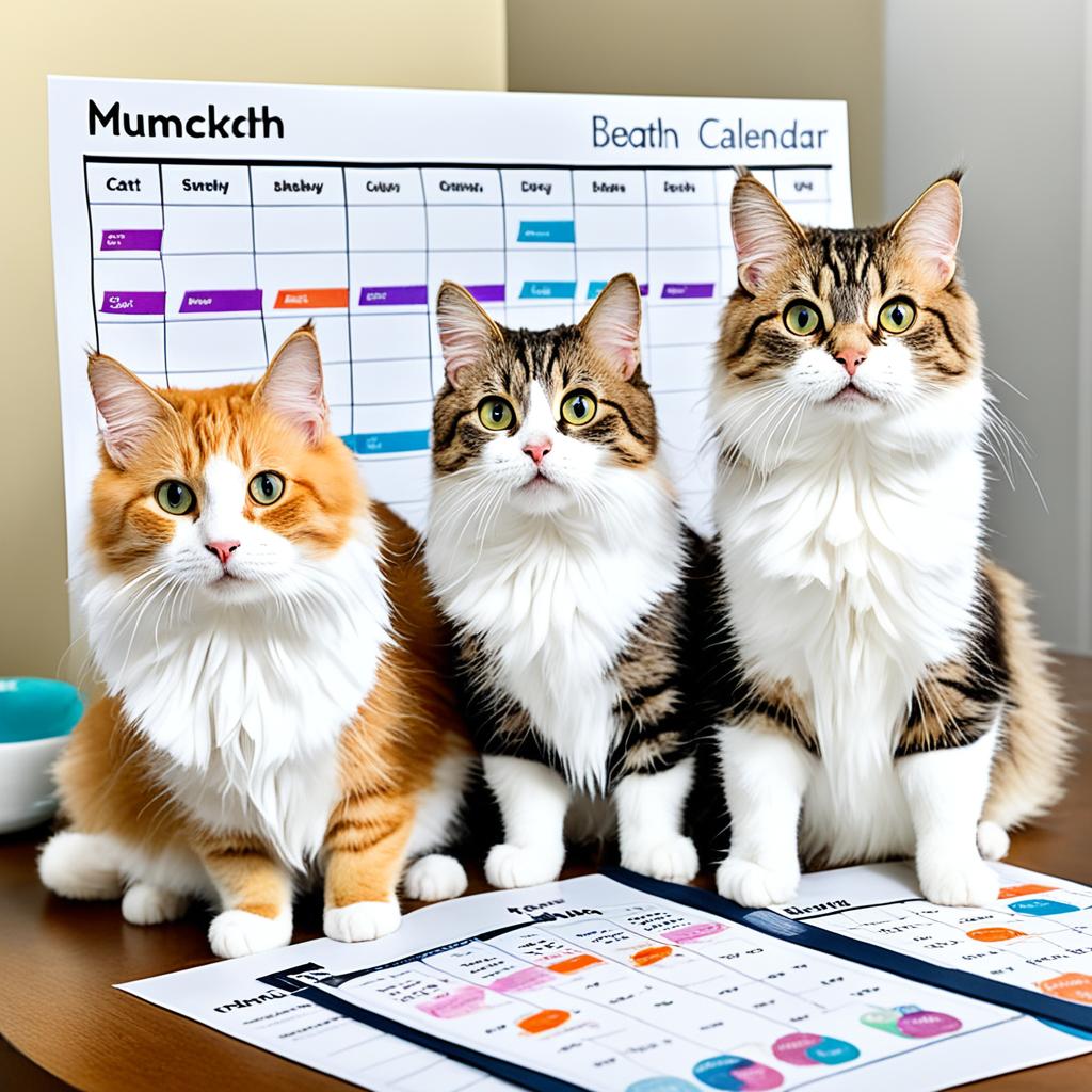 Bathing schedule for Munchkin Cats