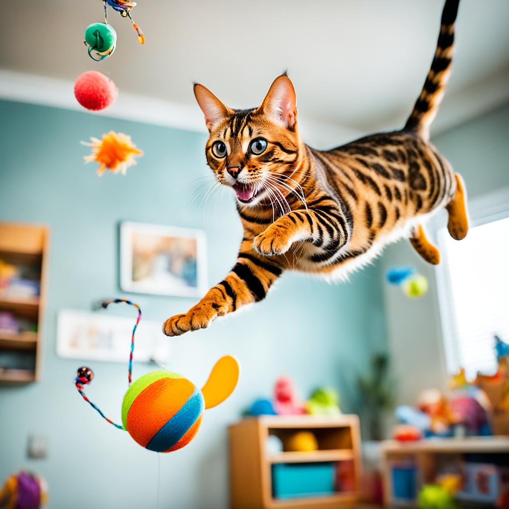 Bengal Cat playtime