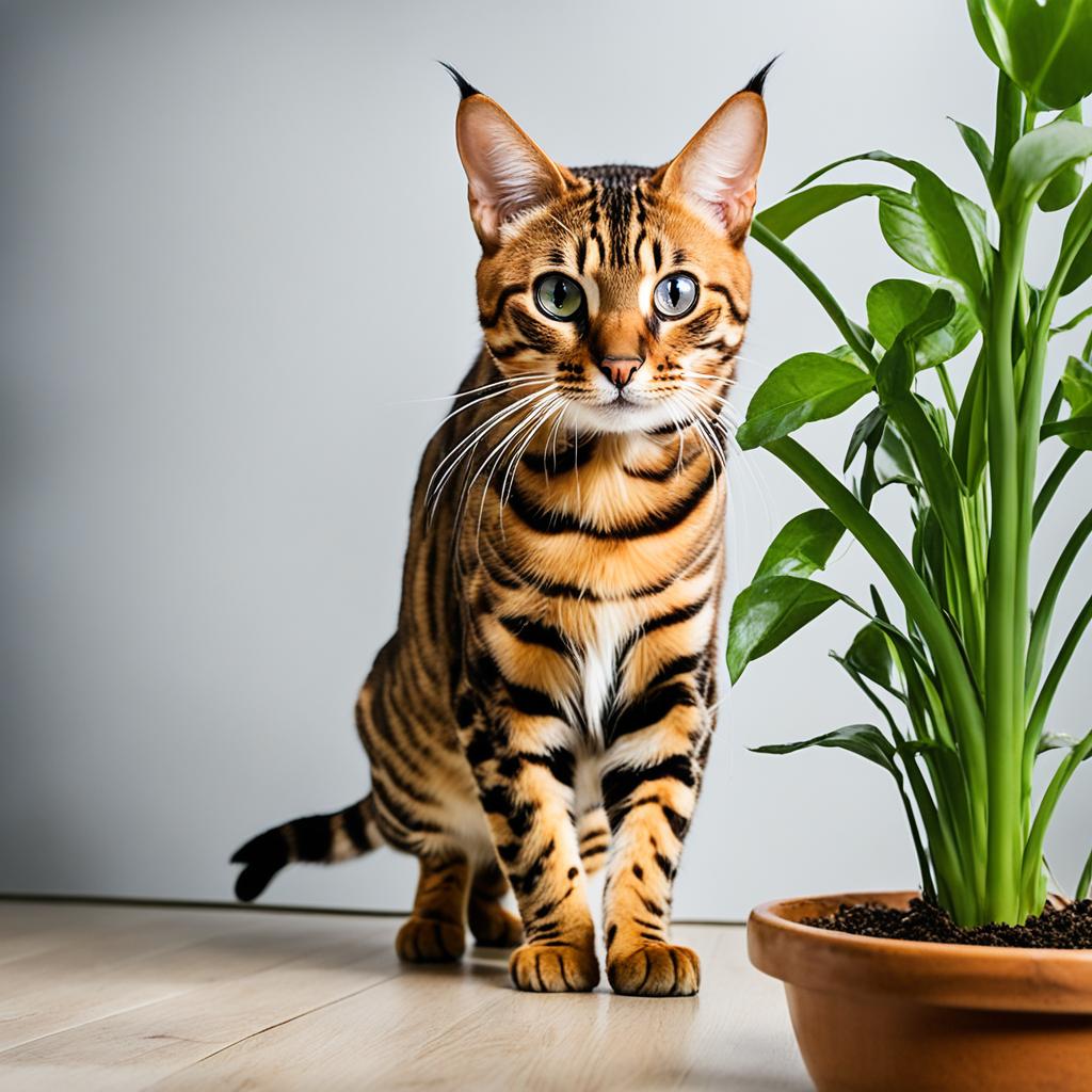 Bengal Cat's natural curiosity