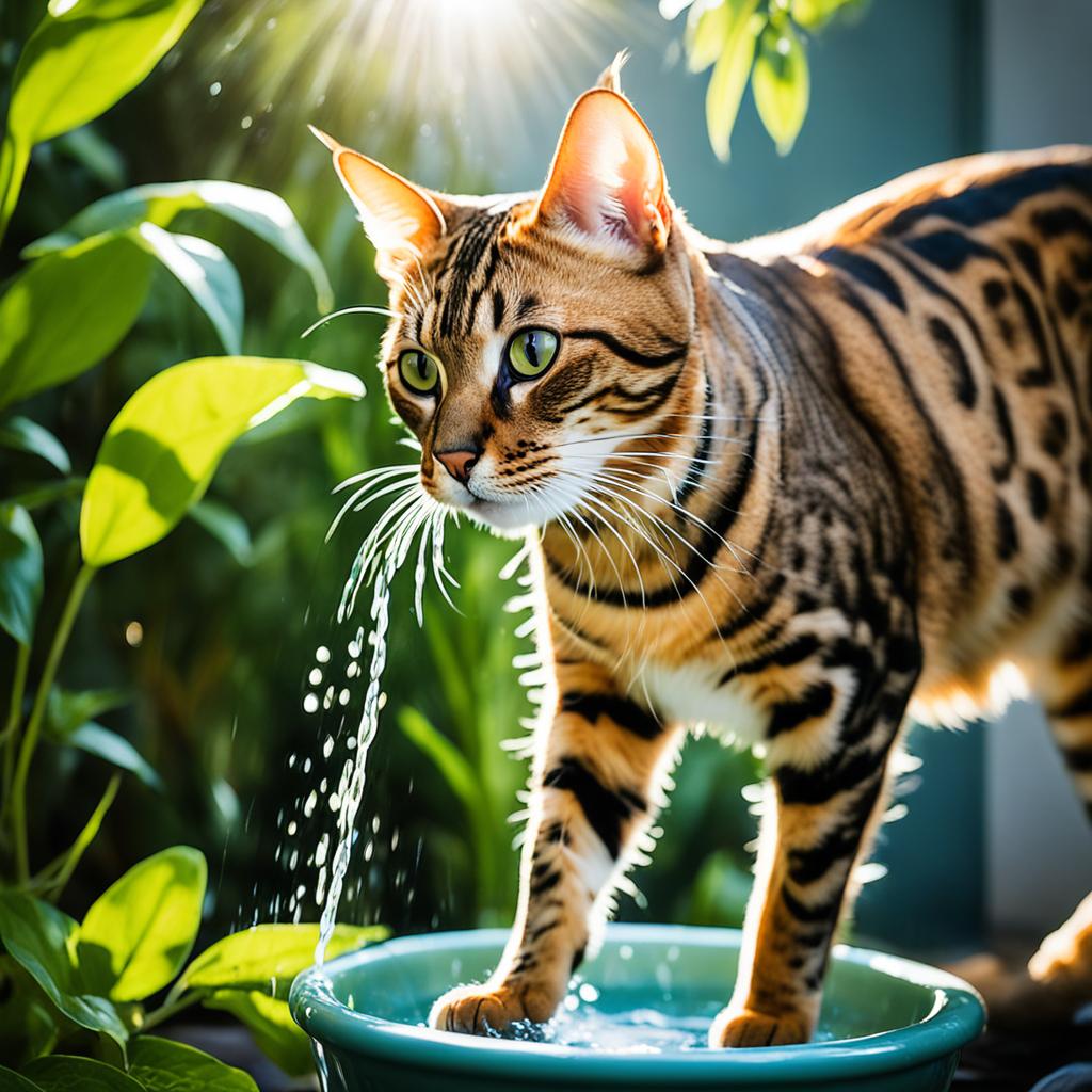 Bengal cat water intake recommendations