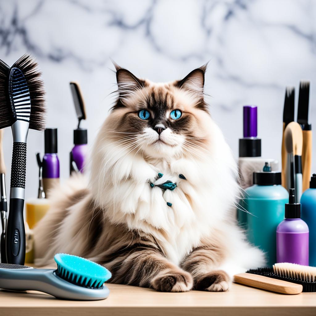 Brushing tips for Ragdoll cats