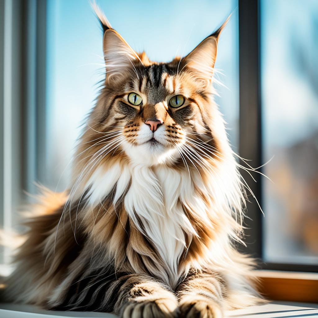 Chirping Maine Coon
