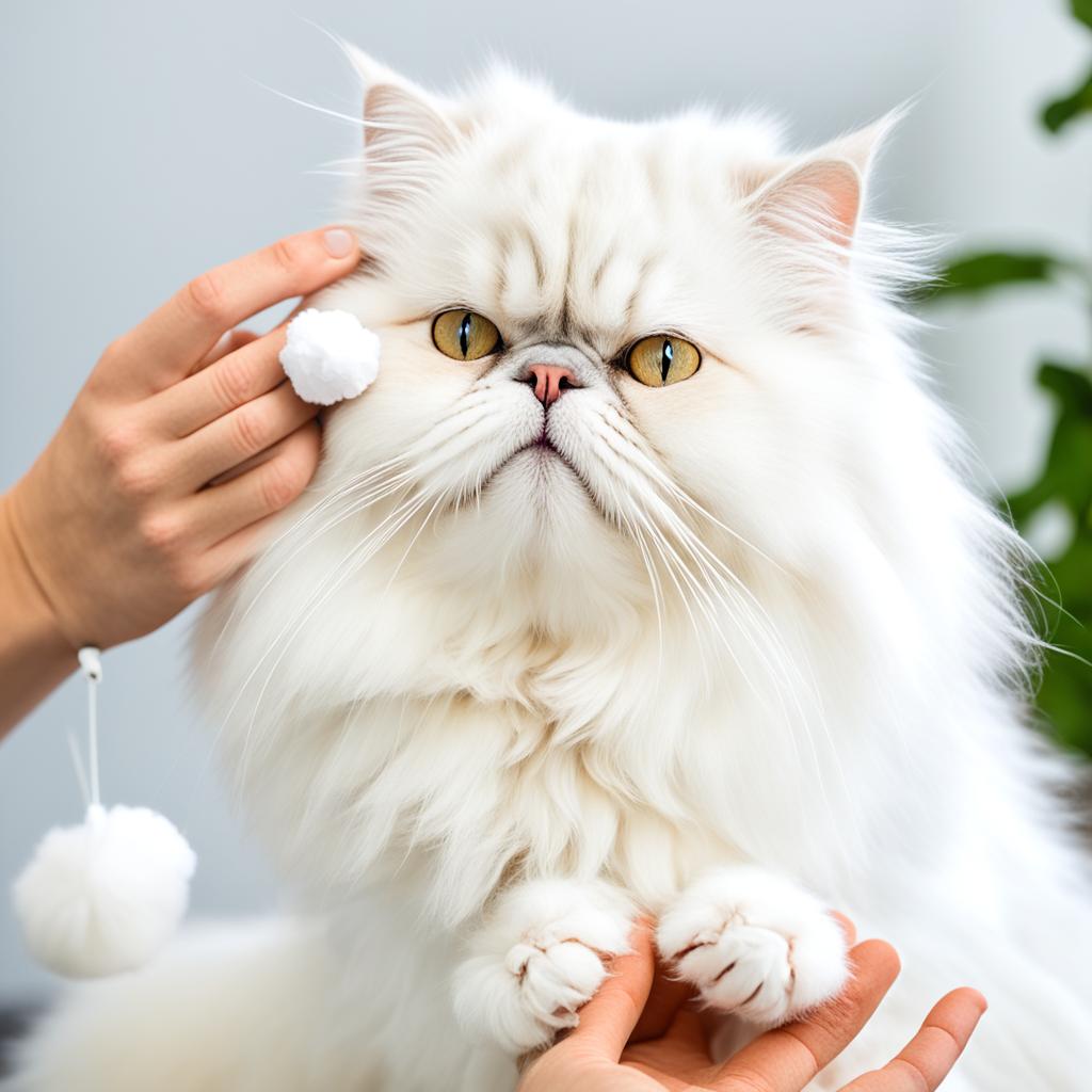 Clean a Persian Cat's Ears
