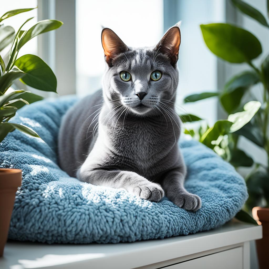 Creating a Calm Environment for Your Russian Blue