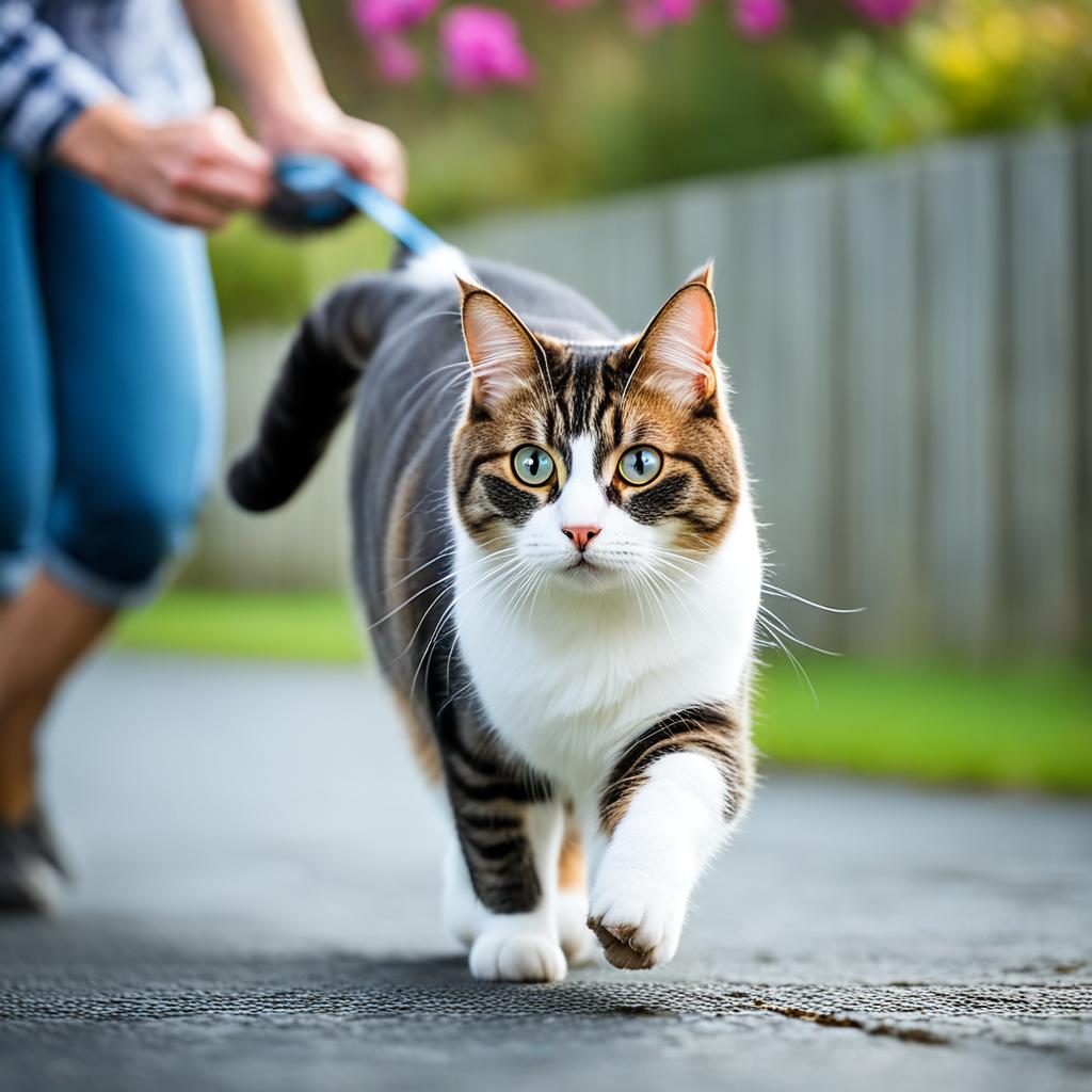 Curious cat behavior