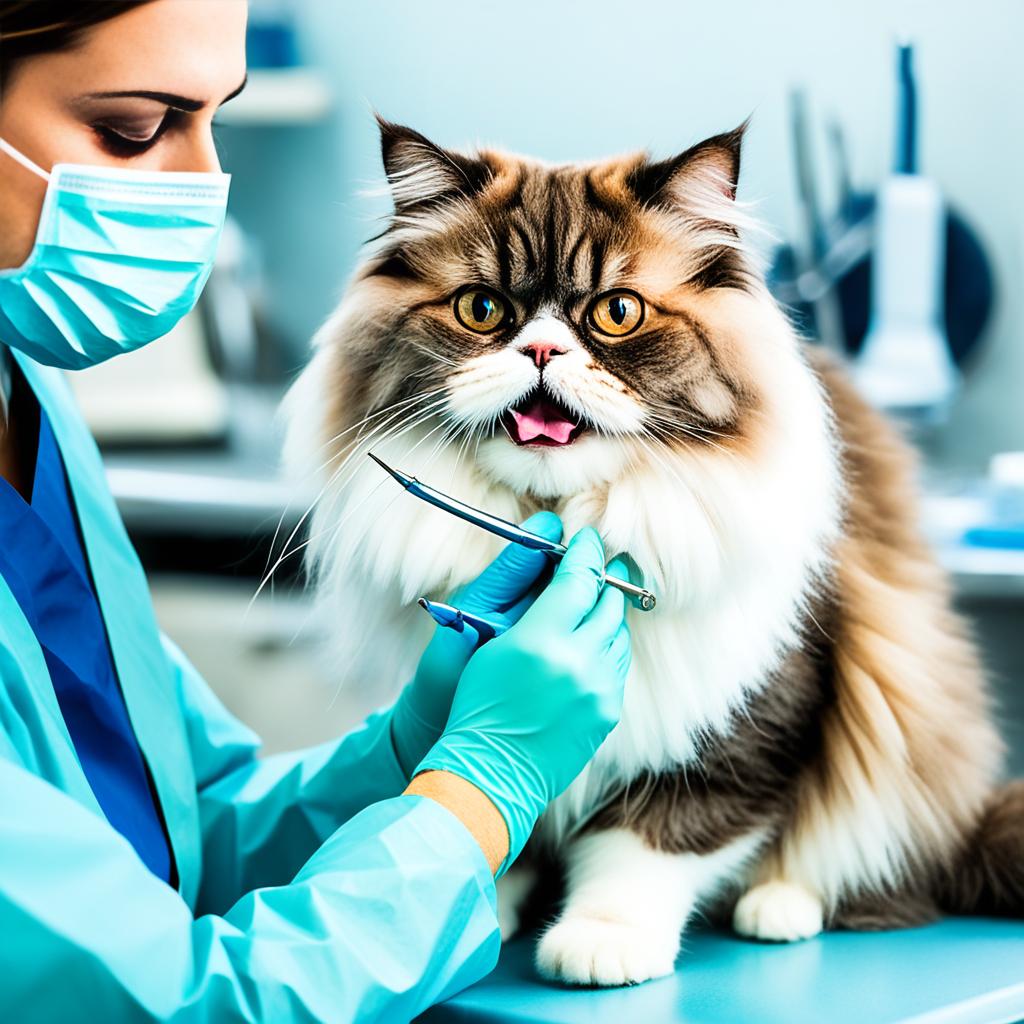 Dental care for Persian cats