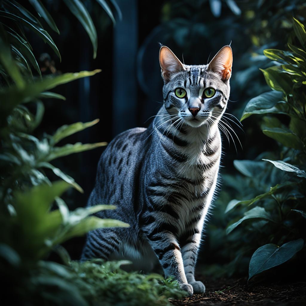 Egyptian Mau Cat nighttime habits
