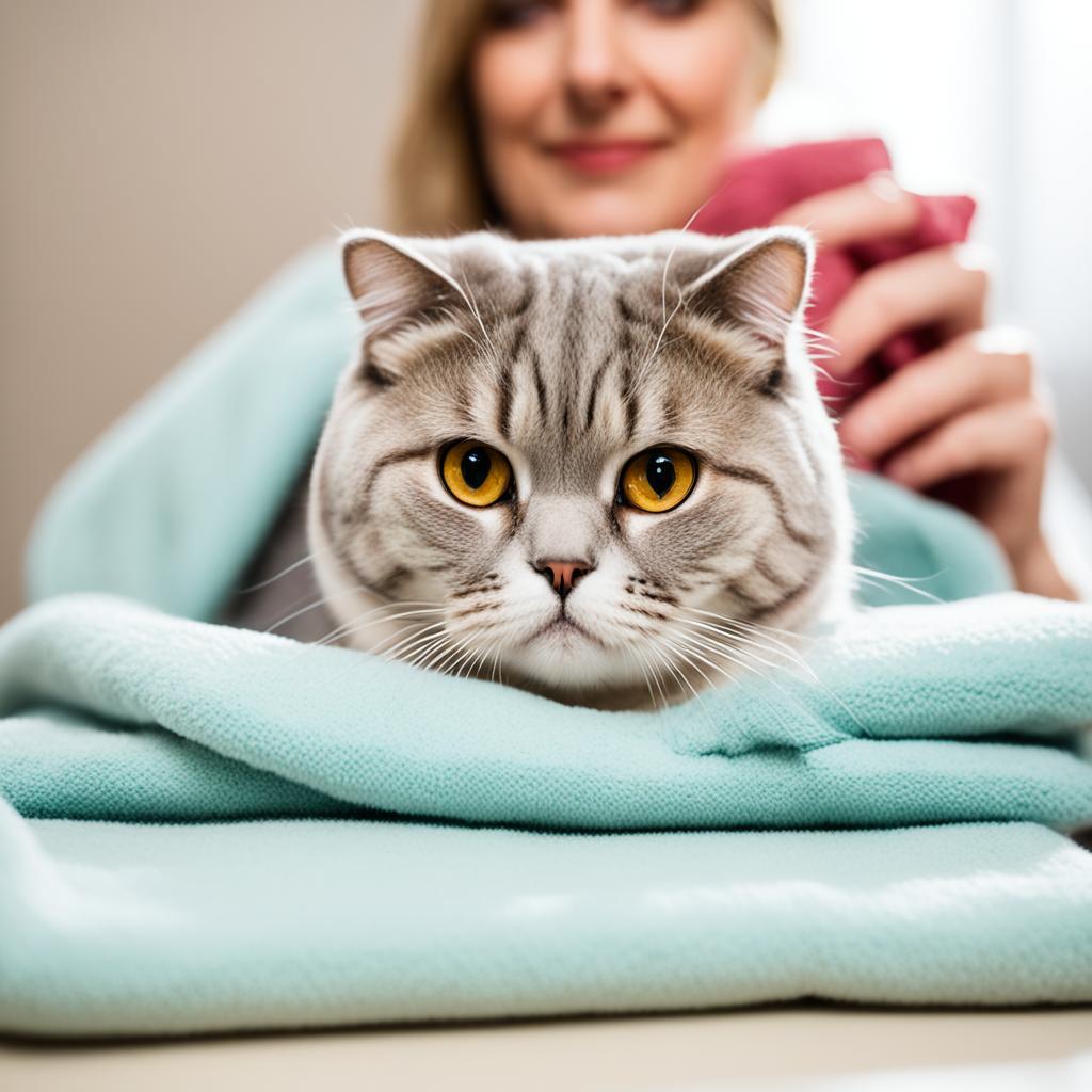 Eye care for Scottish Fold cats