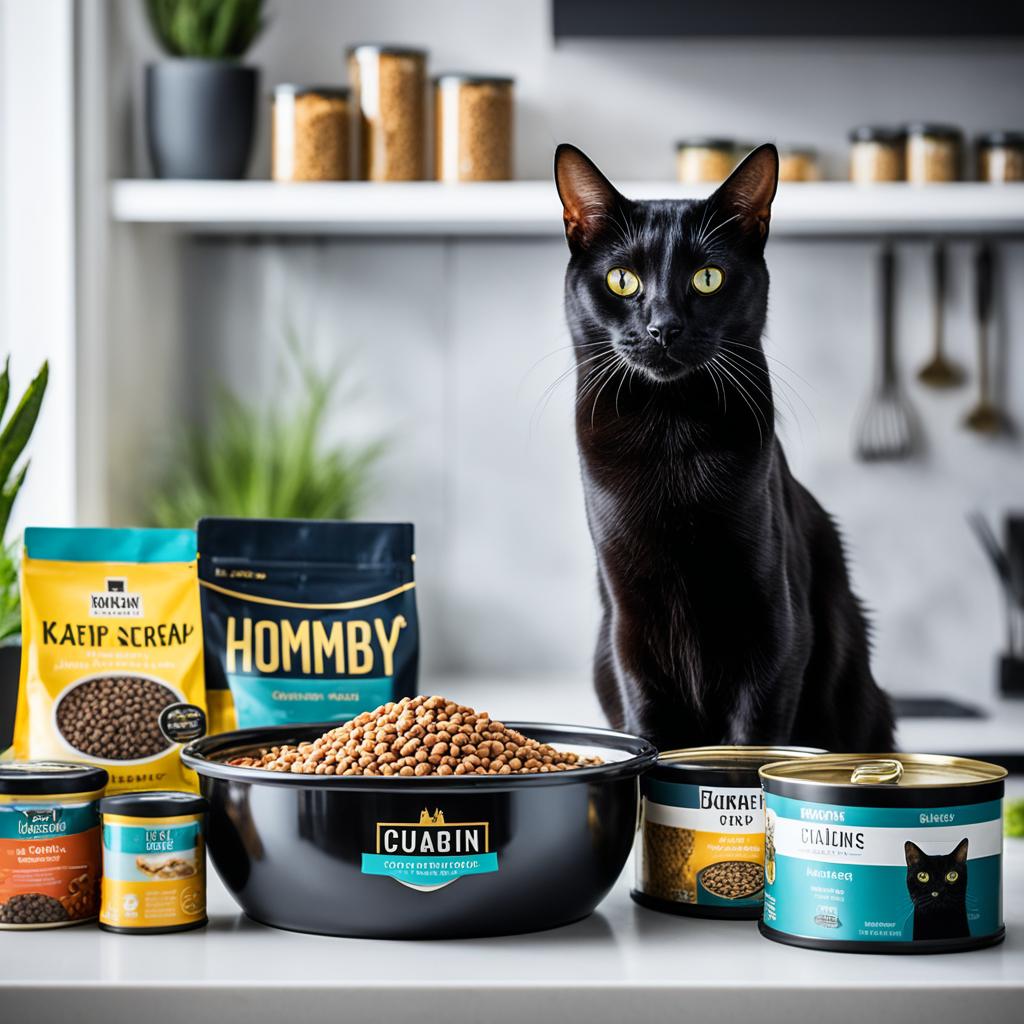 Feeding Bombay cats