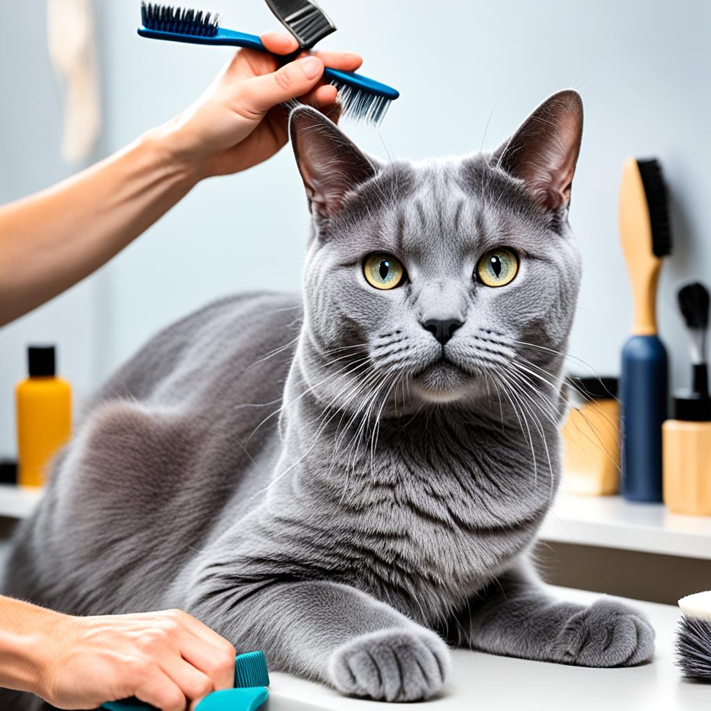 Grooming mistakes Russian Blue cats