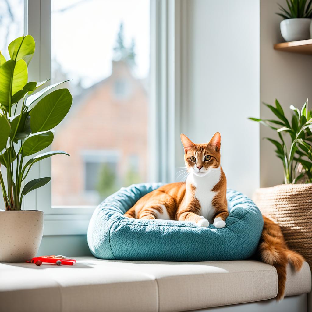 Happy cat environment