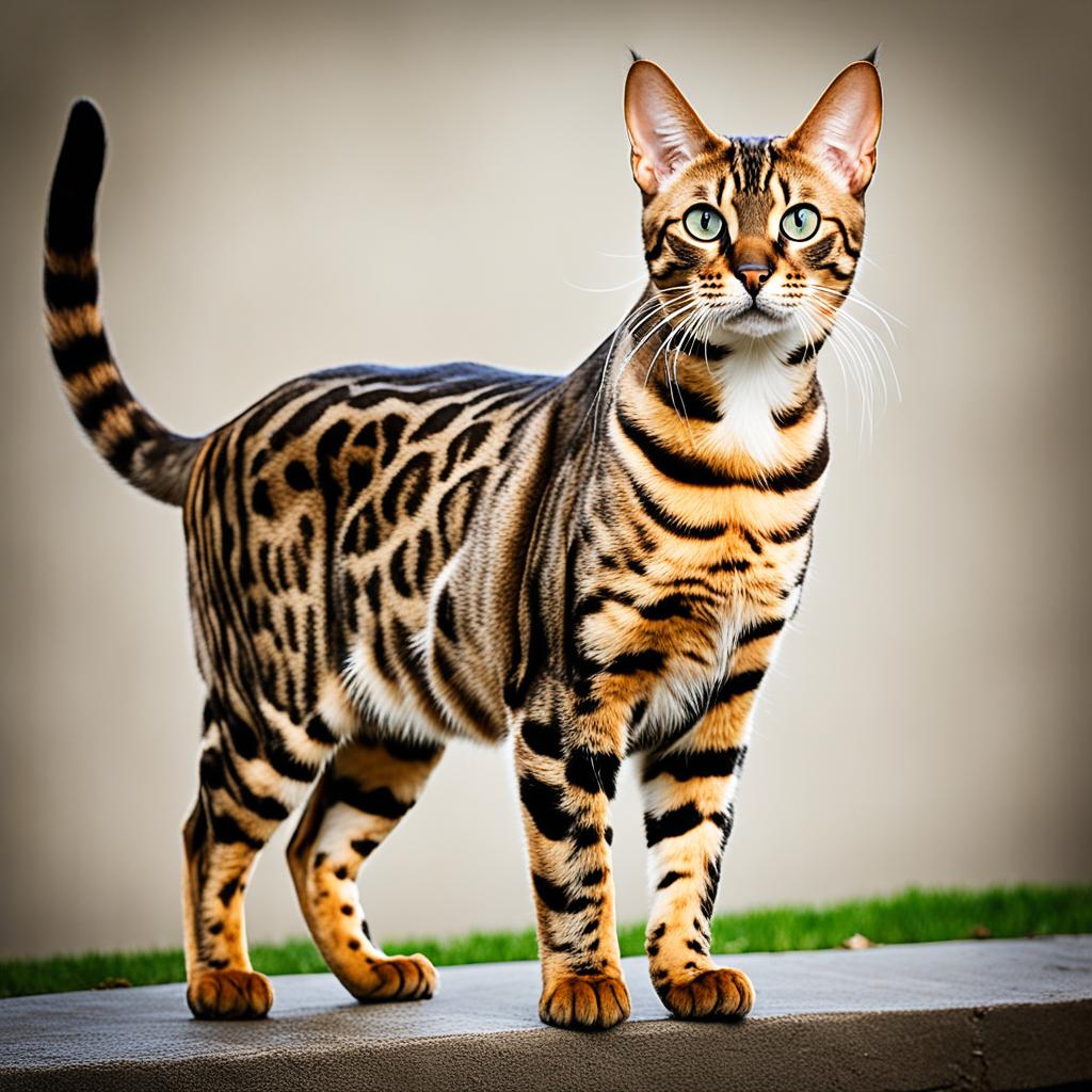 Healthy Bengal cat characteristics