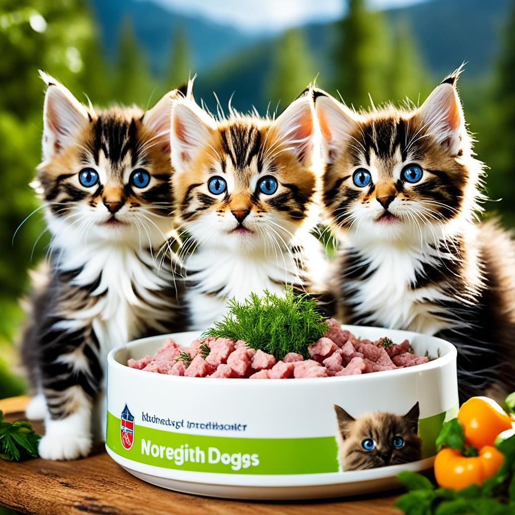 Healthy food for Norwegian Forest Kittens