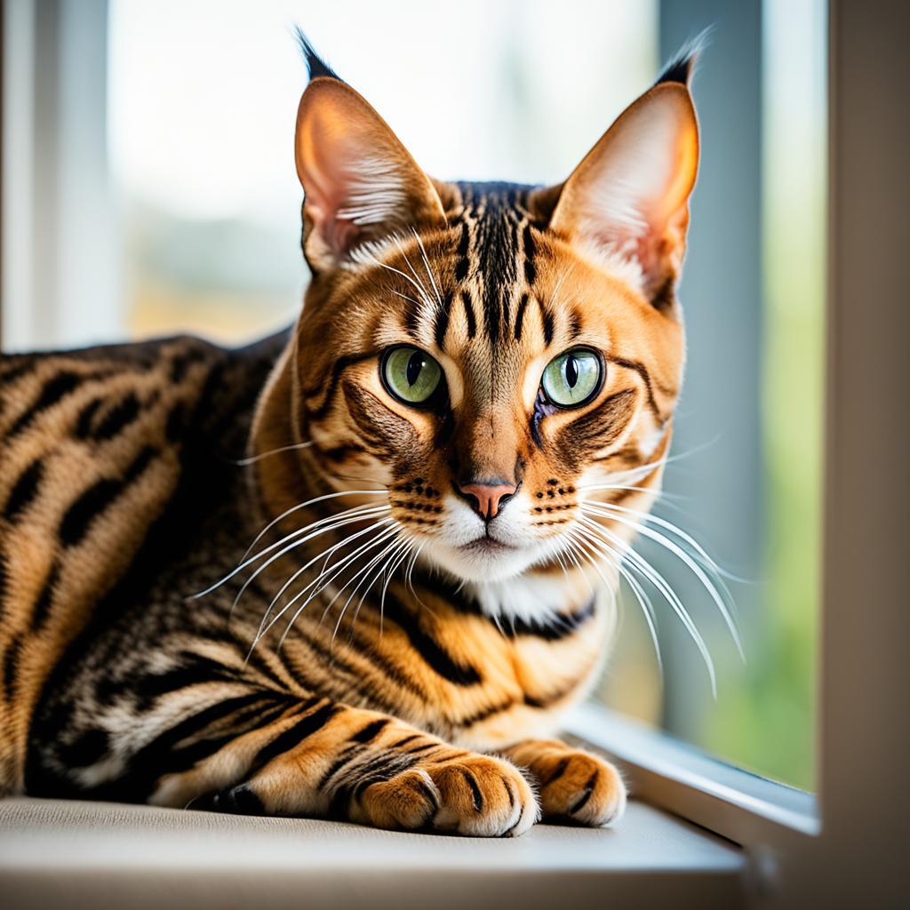 Help Bengal cat come out from hiding