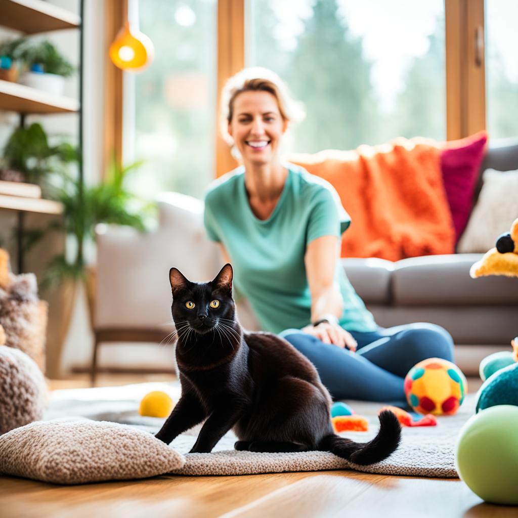 Hiring a pet sitter for your Bombay cat