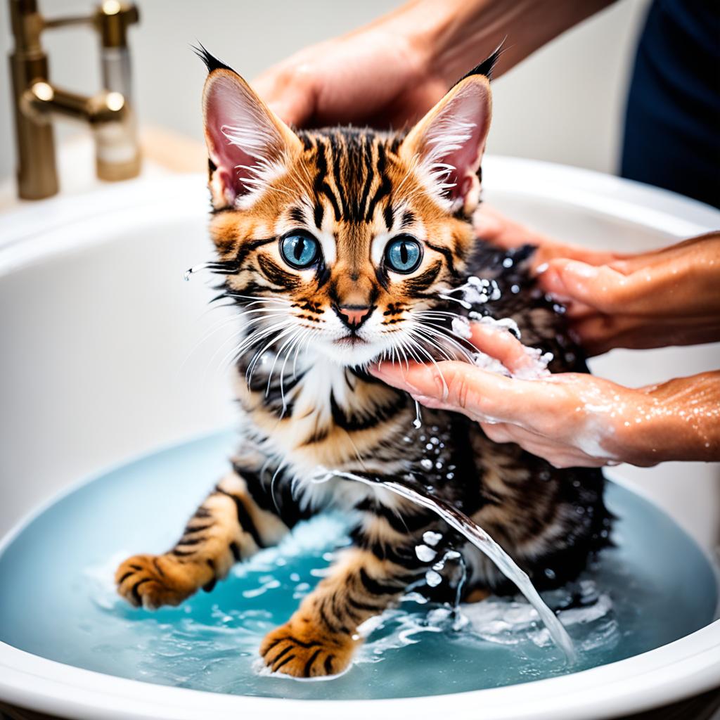 How to Bathe a Bengal Kitten
