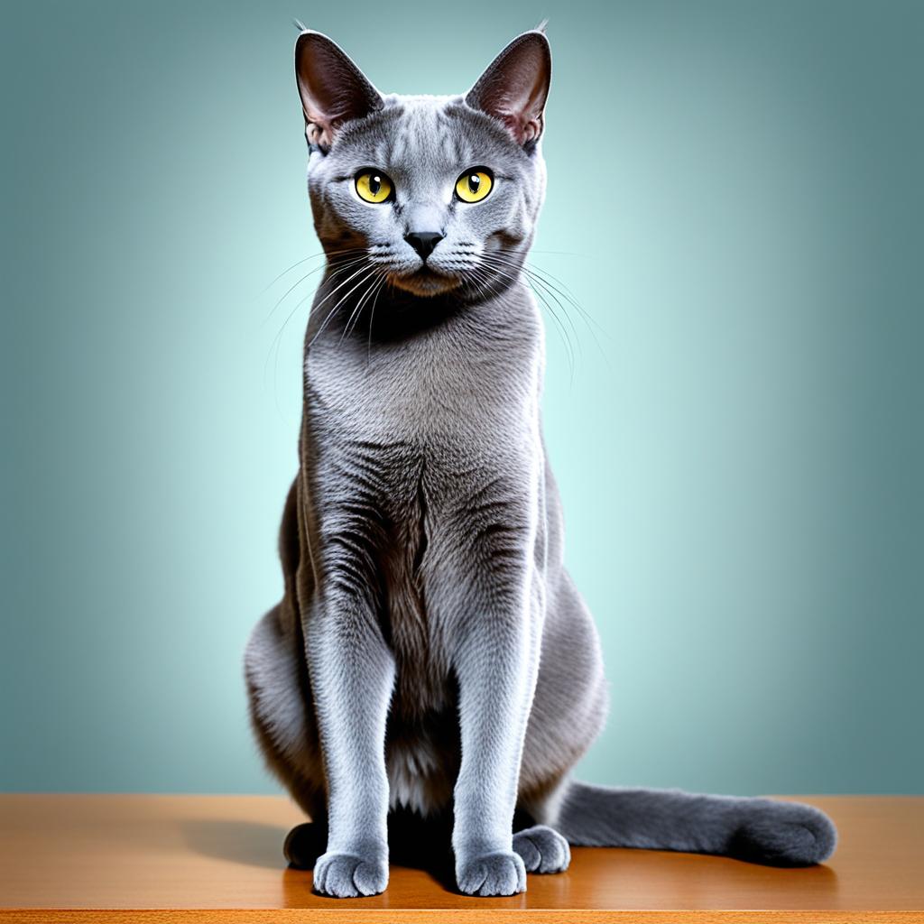 Ideal weight for Russian Blue Cat cat