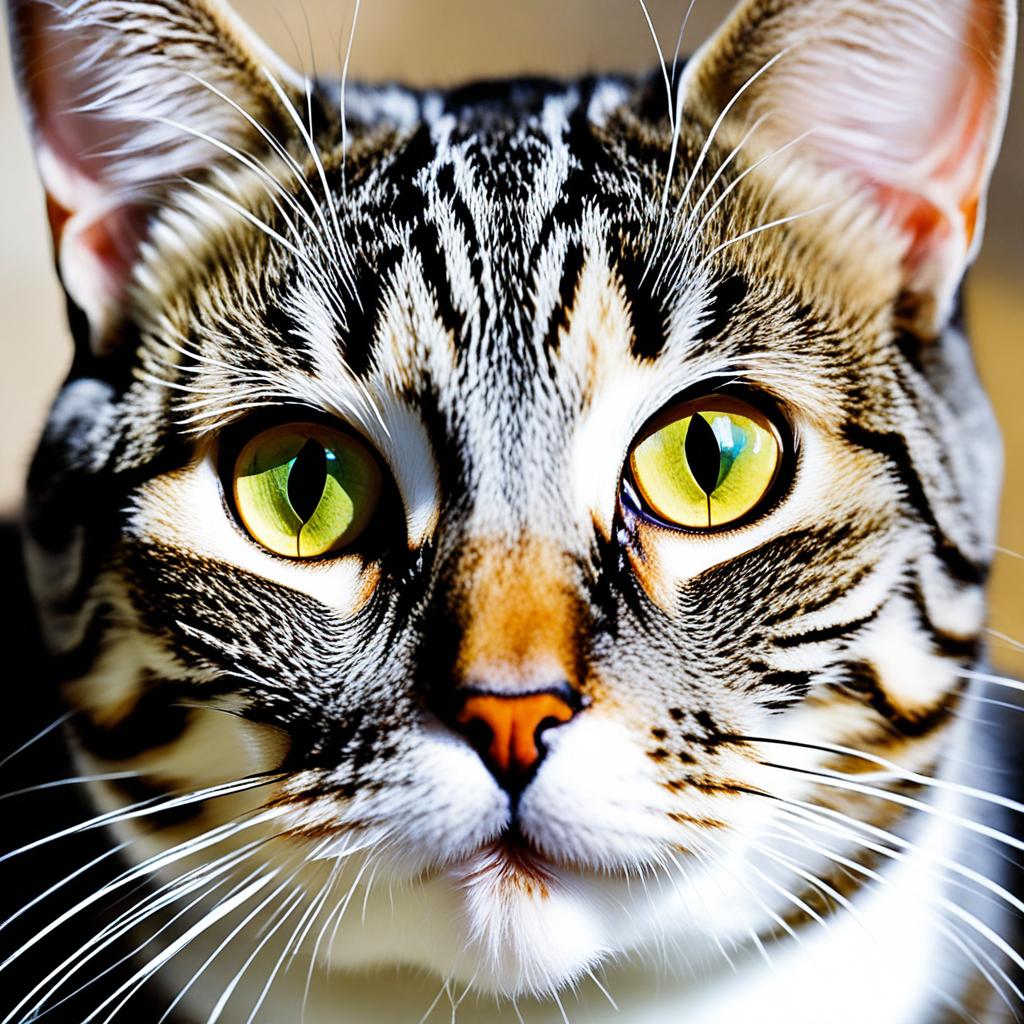 Identifying a healthy American Shorthair cat