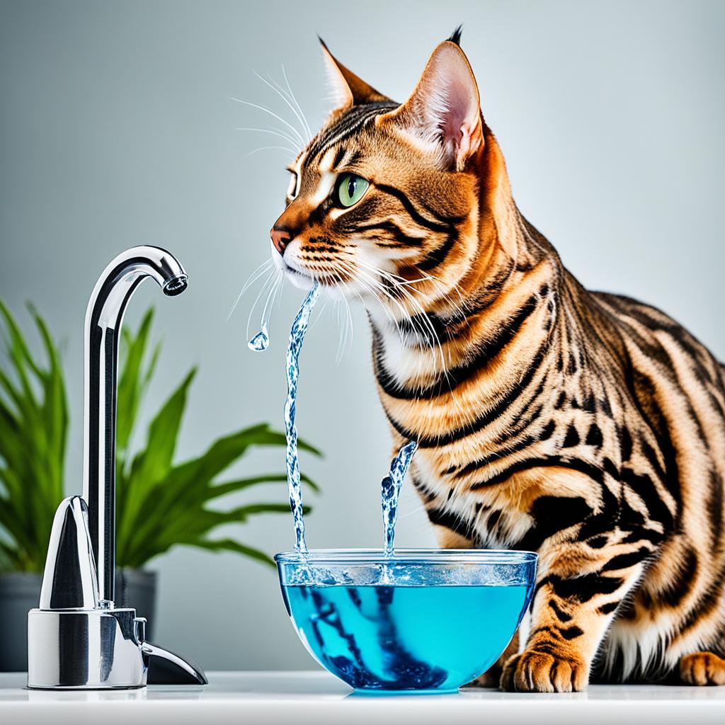 Importance of hydration for Bengal cats
