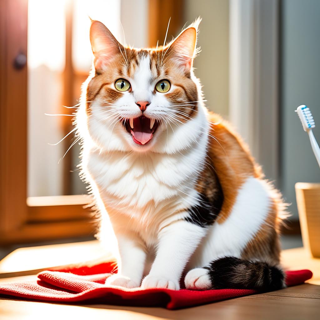 Japanese Bobtail cat oral hygiene