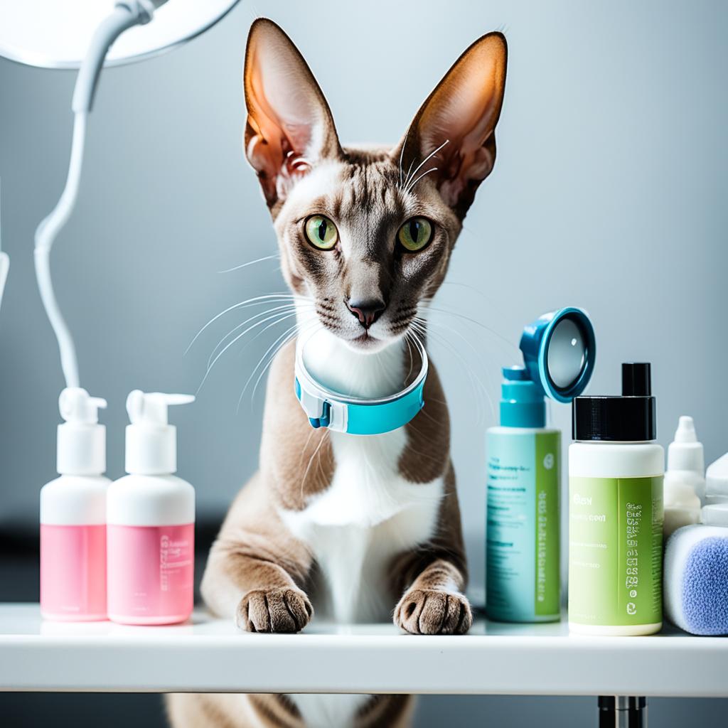 Keeping Oriental Shorthair cat ears healthy