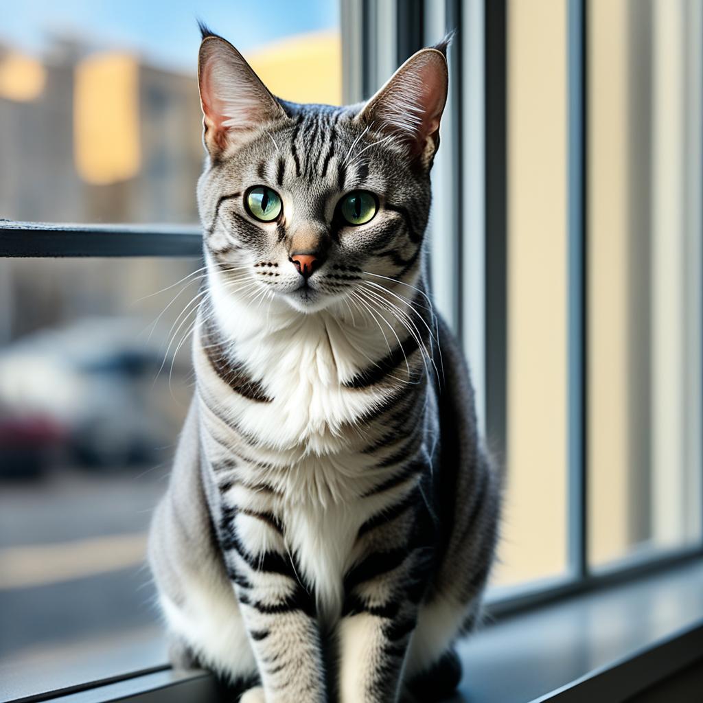 Lonely Egyptian Mau Cats
