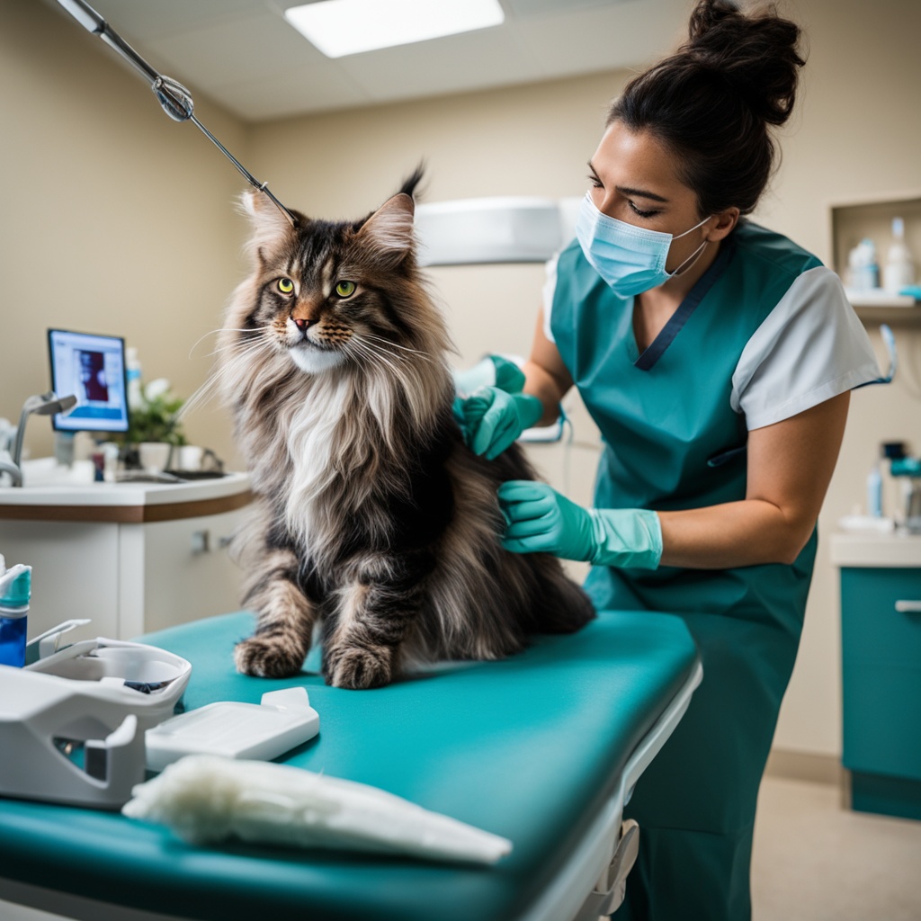Maine Coon Cat dental care