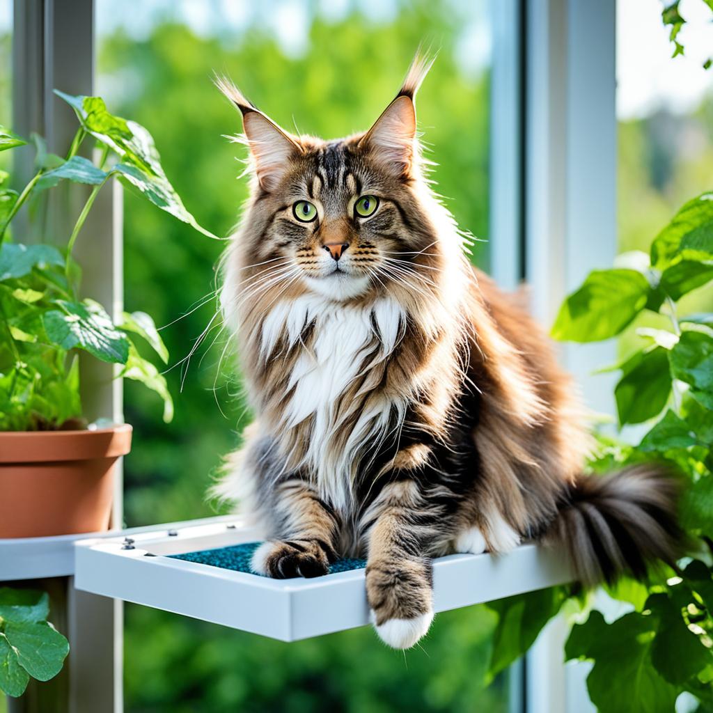 Maine Coon Cat enrichment activities