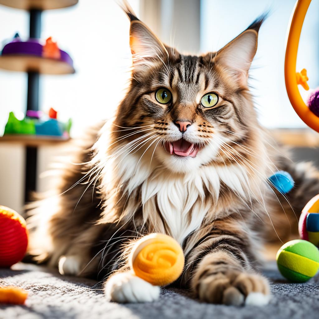 Maine Coon Cat playtime benefits Maine Coon Cat playtime benefits