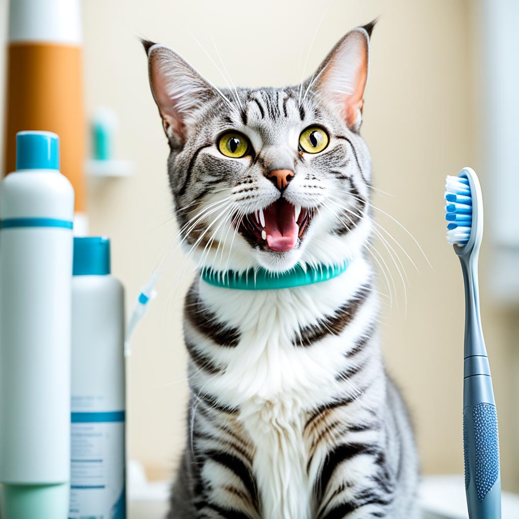 Maintaining dental health in Egyptian Mau