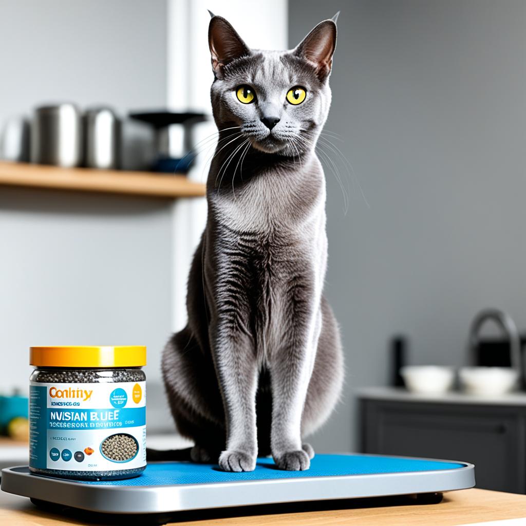 Managing weight in Russian Blue cats