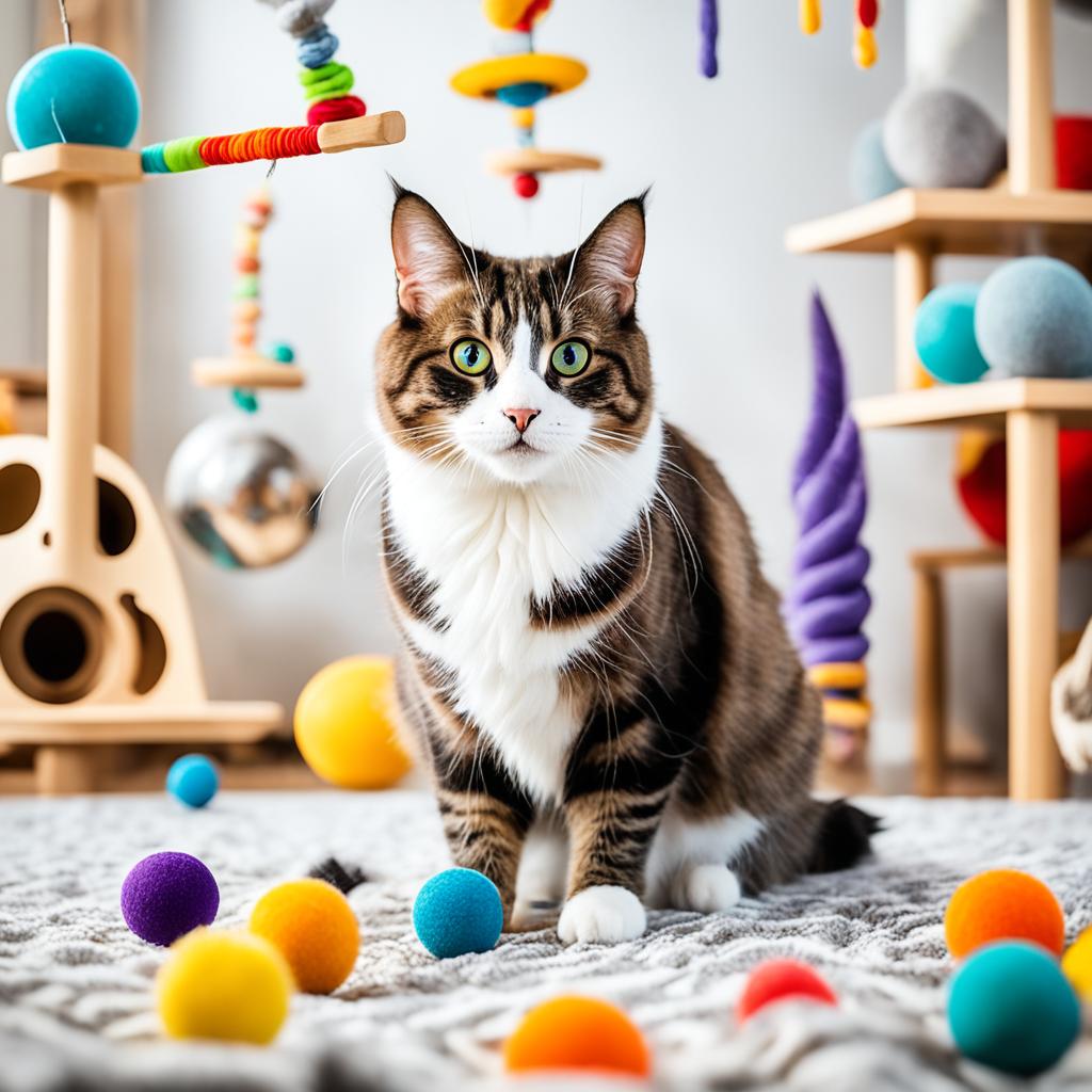 Manx cat toys and enrichment
