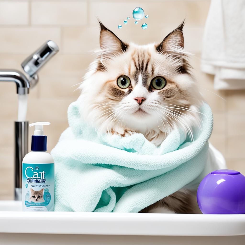 Munchkin Cat hygiene routine