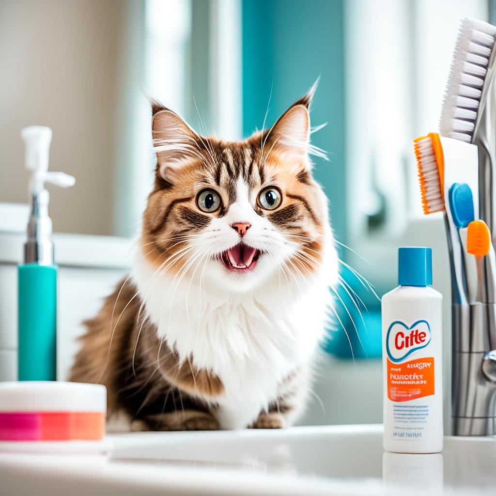 Munchkin cat teeth brushing guide