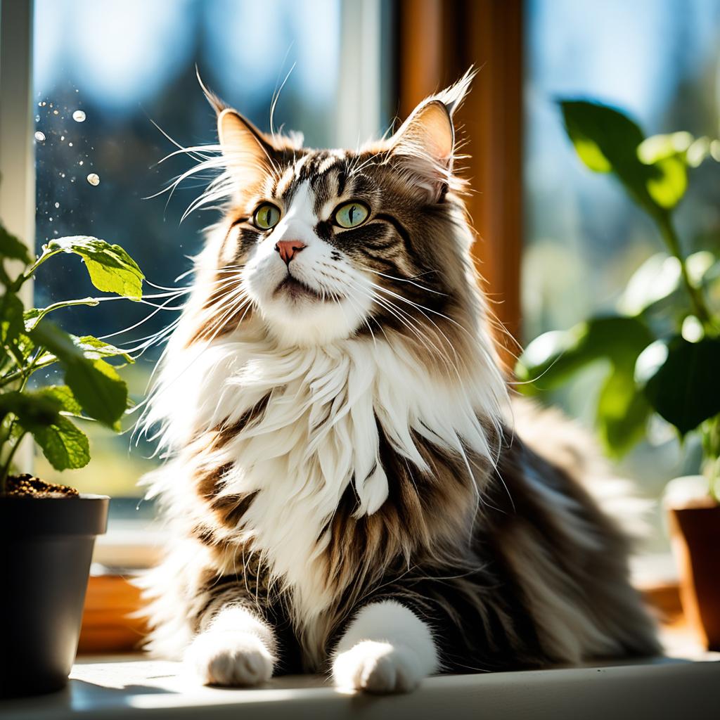 Norwegian Forest Cat drinking habits