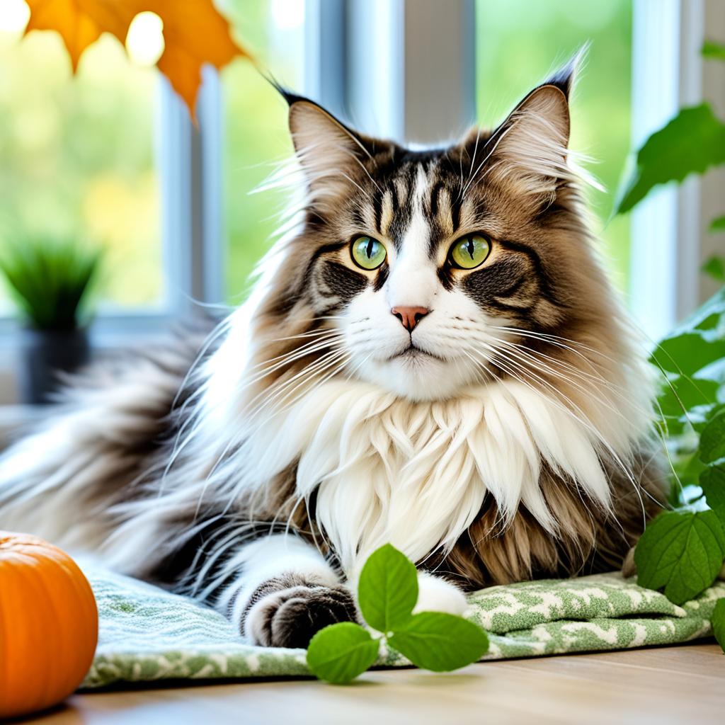 Norwegian Forest Cat hairball remedies