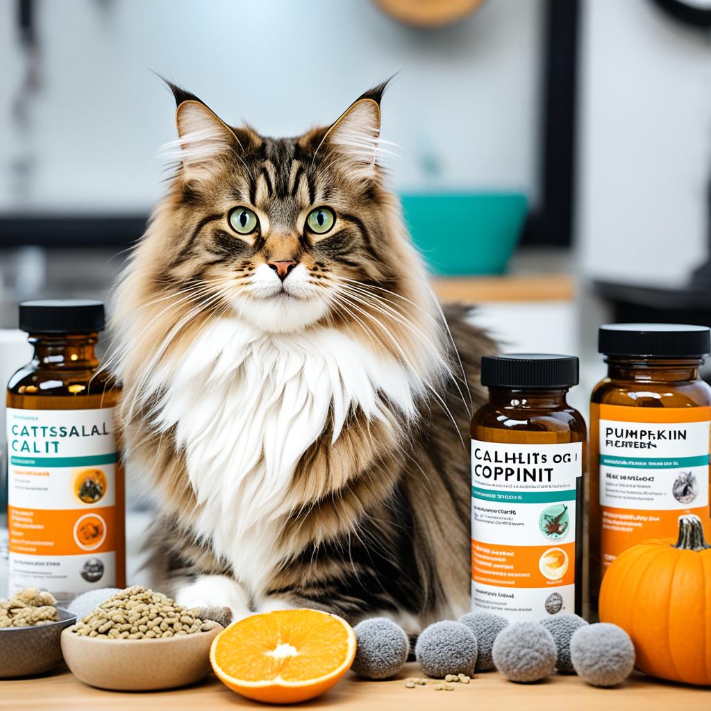 Norwegian Forest Cat hairball treatment options