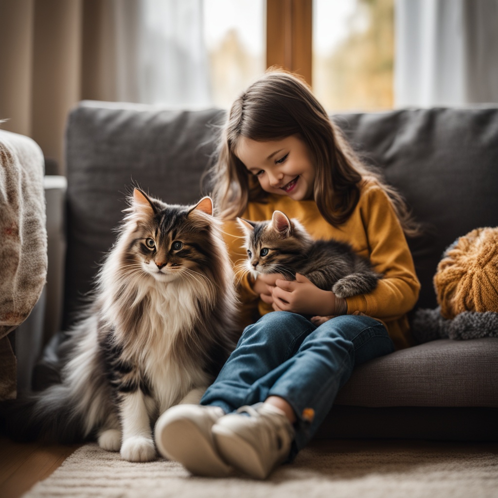 Norwegian Forest Cats Temperament with Children