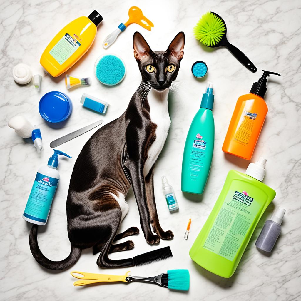 Oriental Shorthair Cat bathing supplies