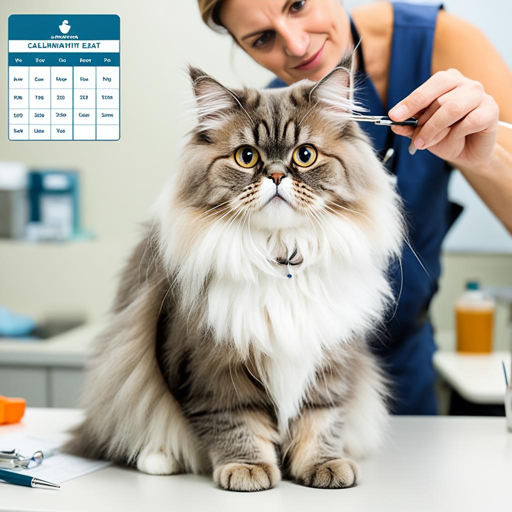 Persian cat medical check-ups