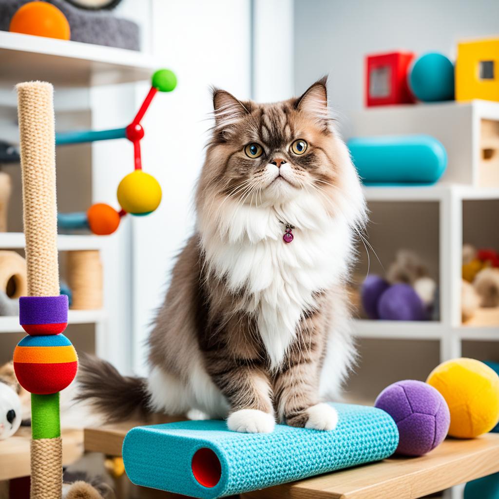 Personalizing Persian cat playtime