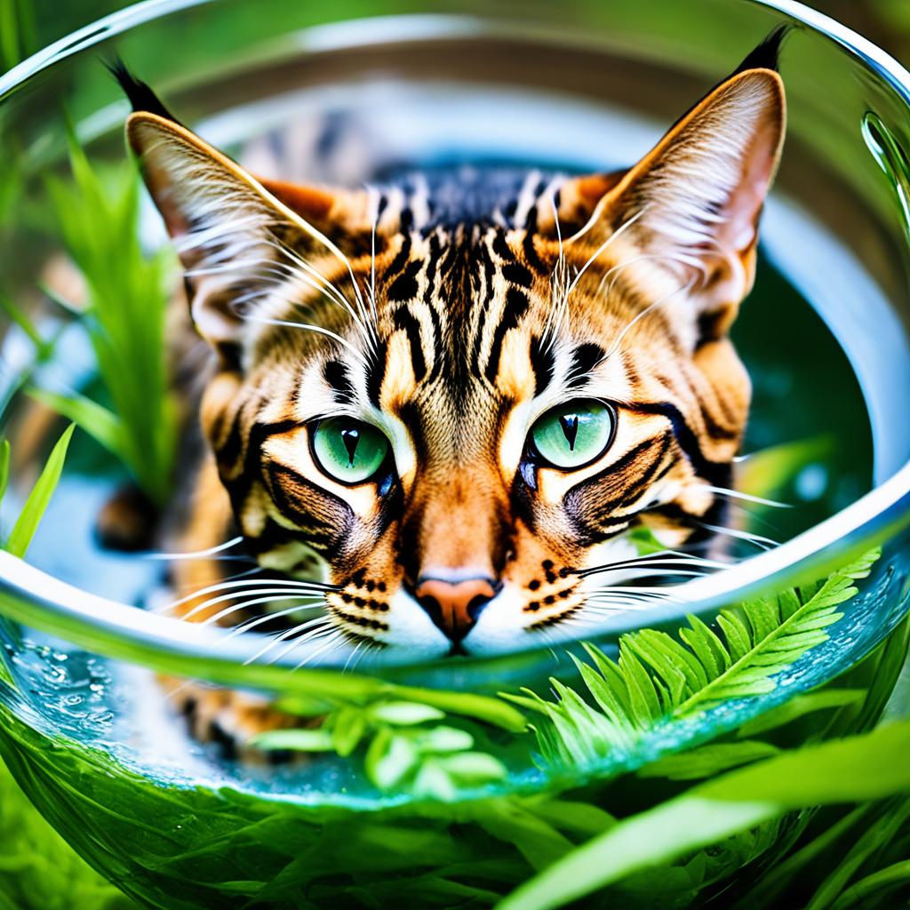 Preventing dehydration in Bengal cats