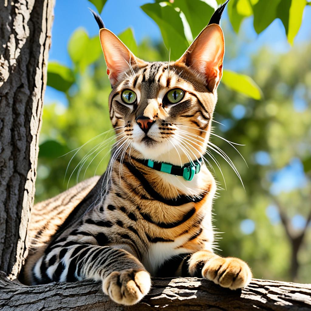 Providing enrichment for Savannah cats