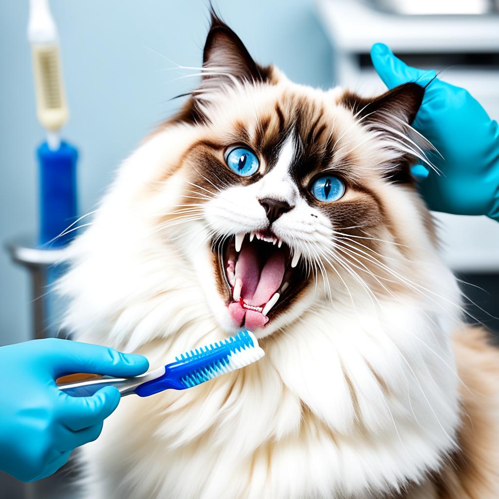 Ragdoll cat dental care