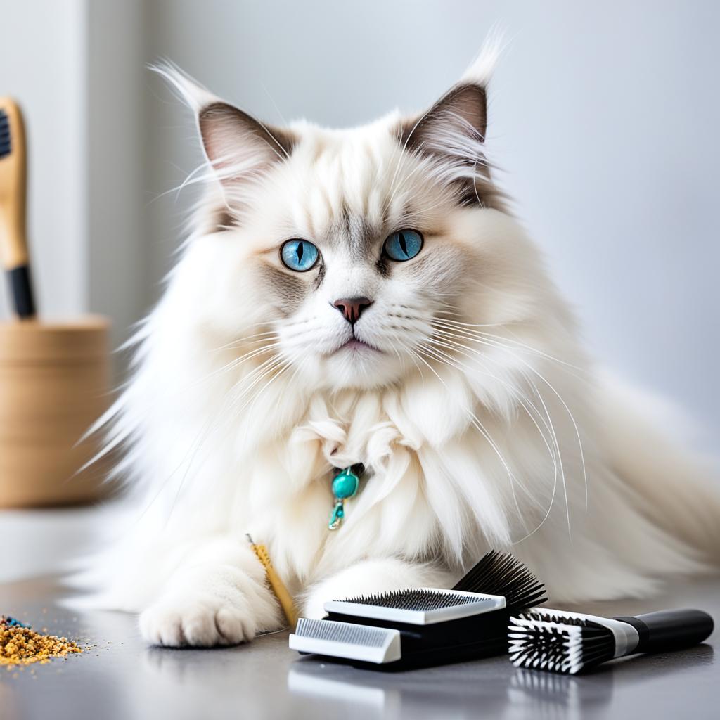 Ragdoll cat fur care